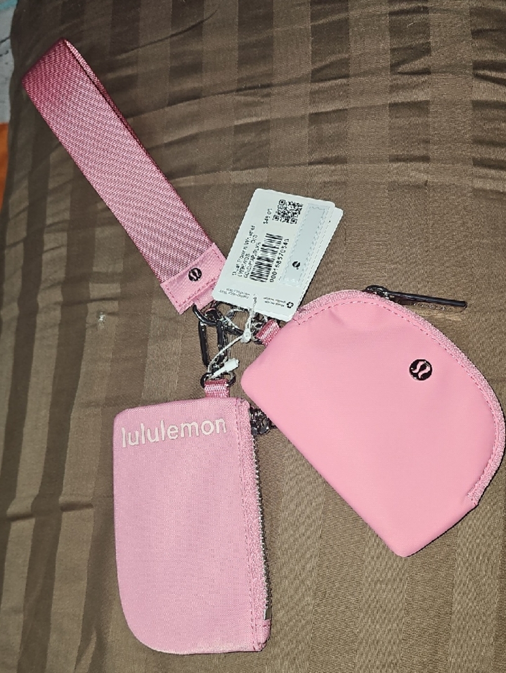 Lululemon Dual Pouch Wristlet!! Nwts, New Drop! CCLD/PIAR/SLVR!! Dont Miss Out!!